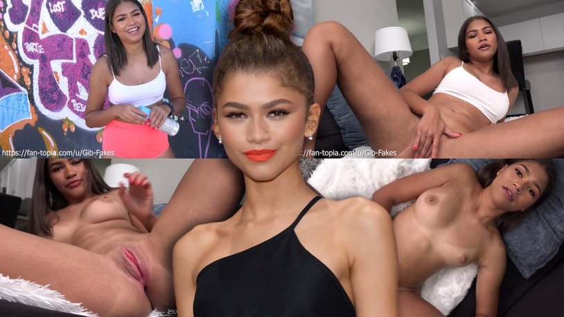Naked Zendaya without panties