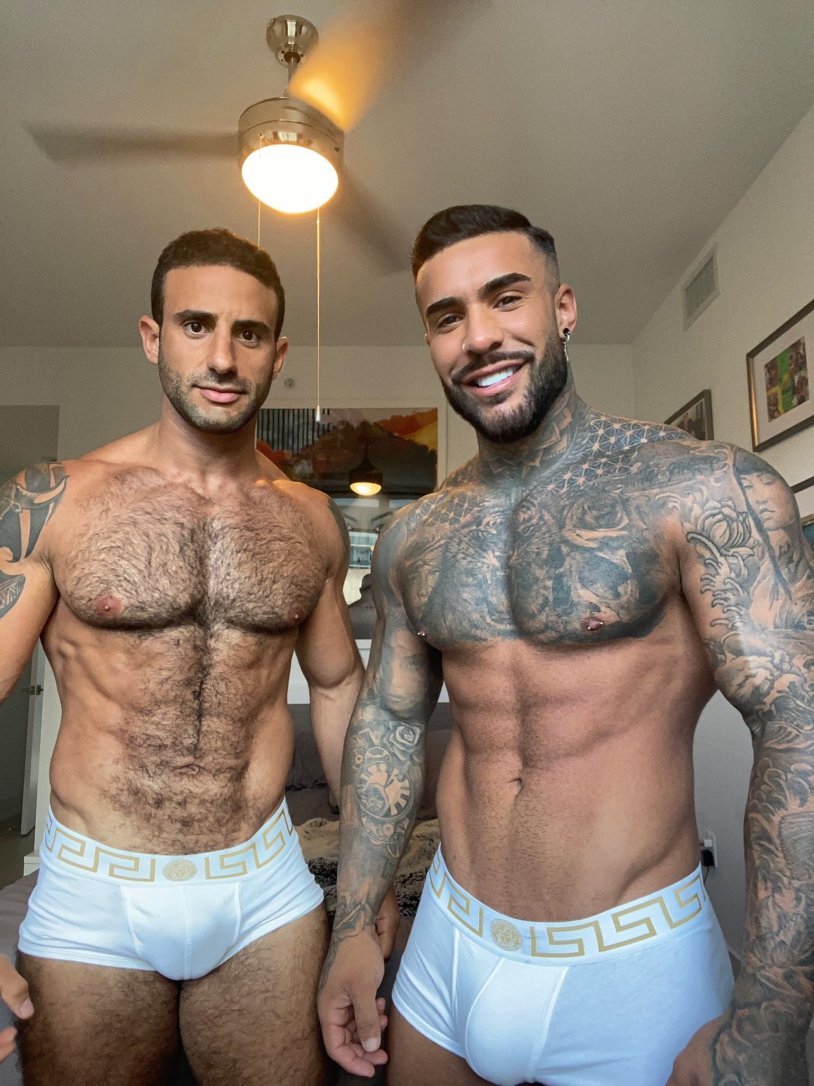 Eliad Cohen and Edgar Moreno