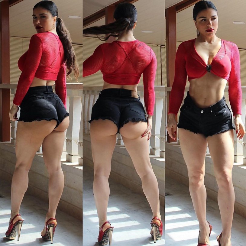 Naked wife in mesh tights