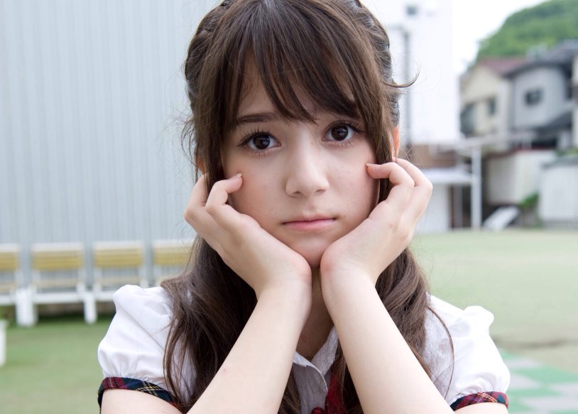 Japanese candidol of the model