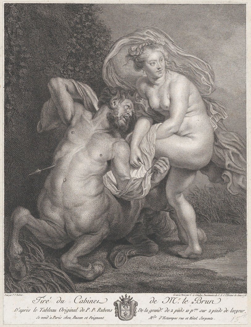 Paul Rubens love centaurs