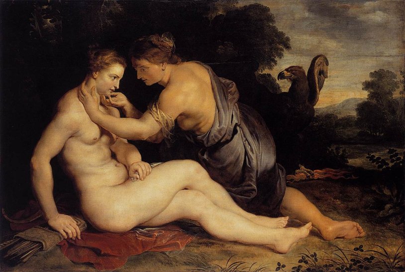 Rubens of the picture of Jupiter and Kallisto
