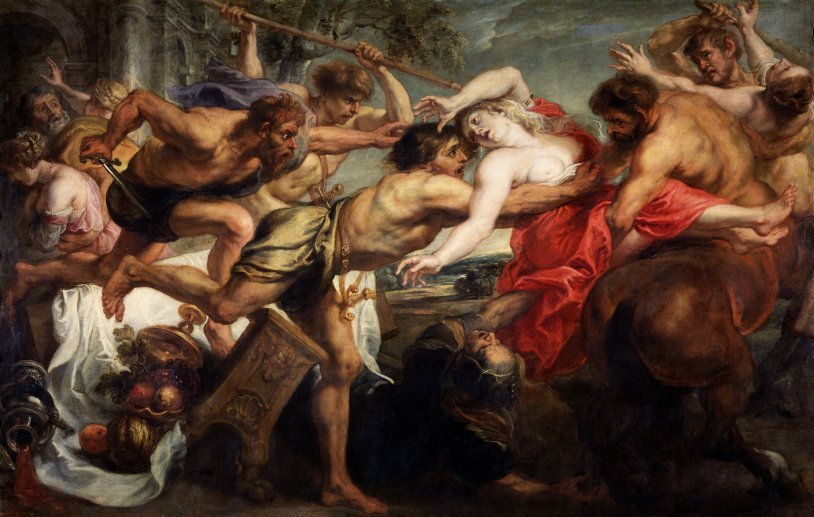 Rubens abduction of hippodamia