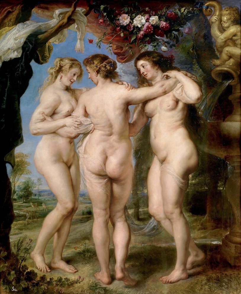 Peter Paul Rubens. Three grace, 1639