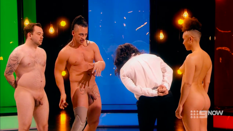 Naked adults on television shows