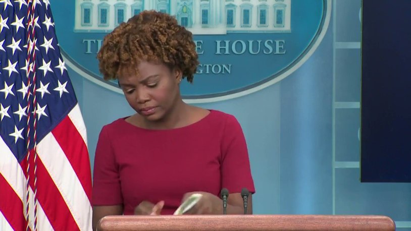 Press Secretary Biden Karin Jean-Pierre