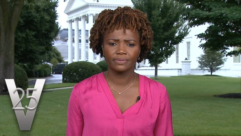 Karin Jean-Pierre and Psaki