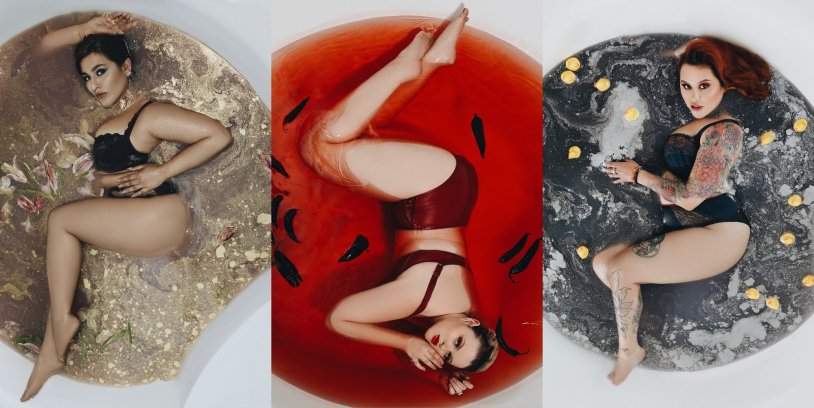 Olga Kobzar nude in bed