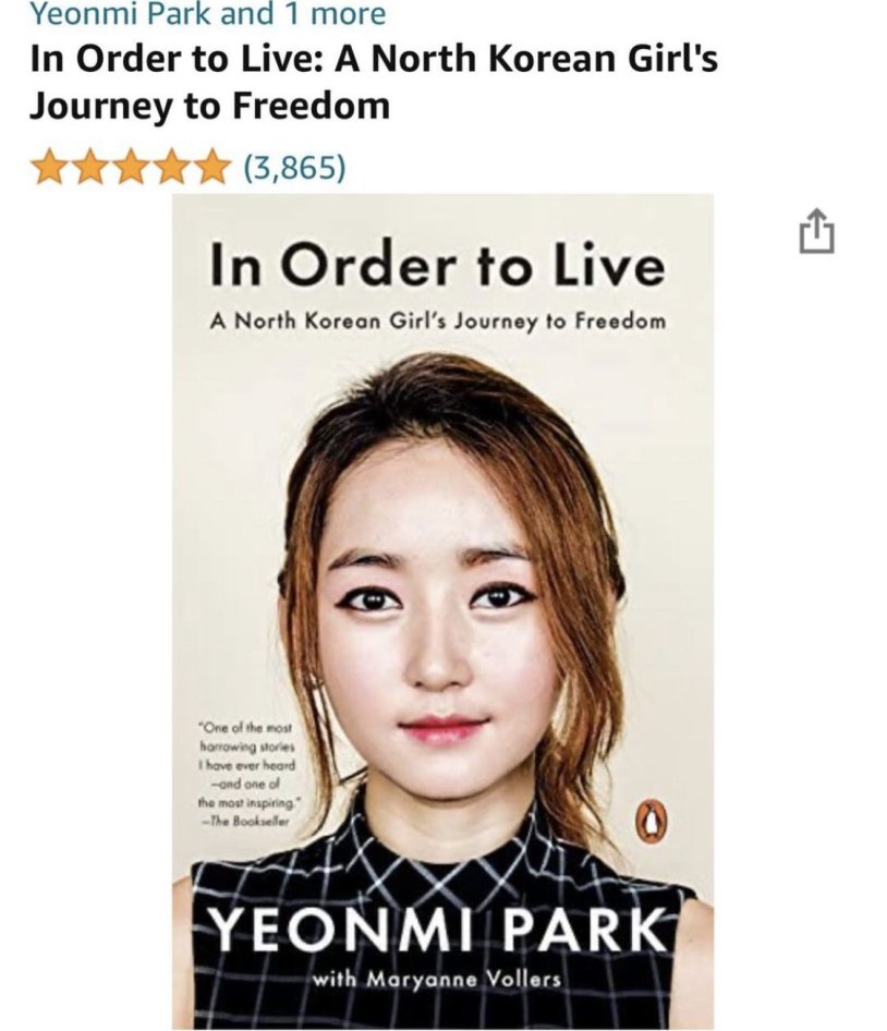 Park yeonmi in order to live