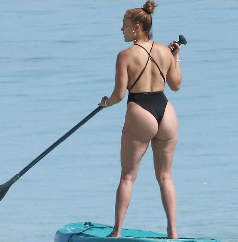 Jennifer Lopez in a swimsuit 2021