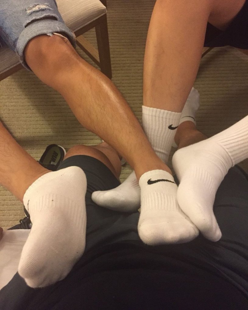 Nike White Socks Boys