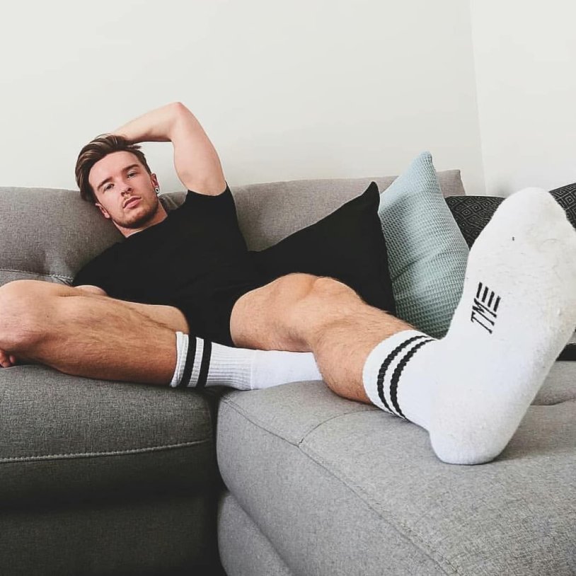Photos of men in socks