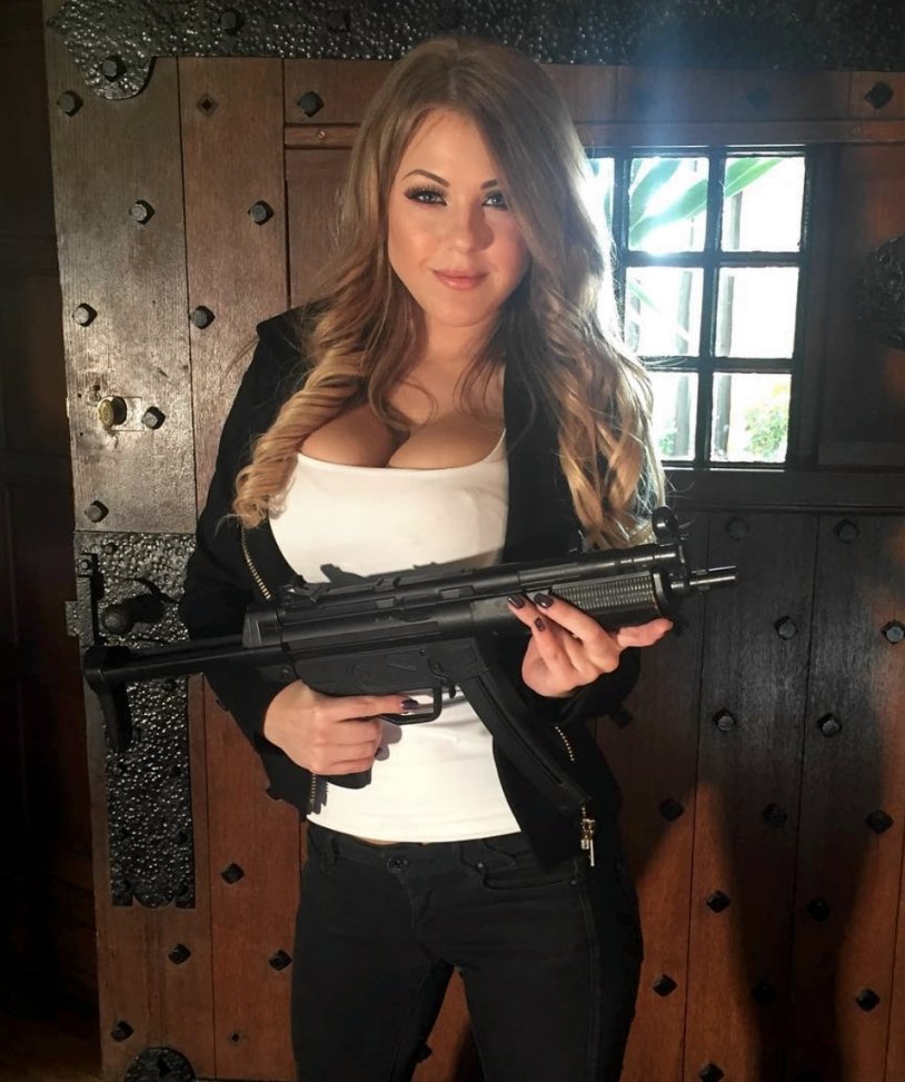 Viola Bailey in a dress