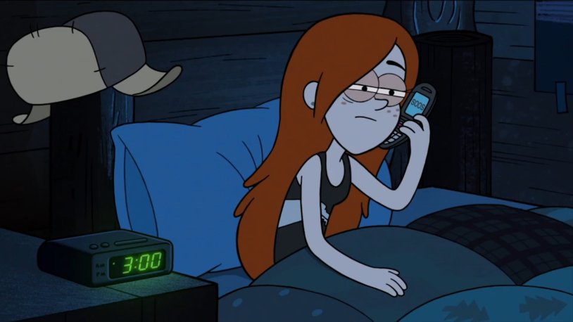 Wendy sleeps gravity Folz