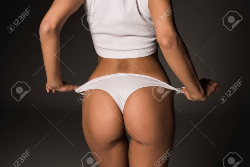 Women's buttocks Naked stock photo