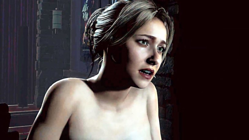 Until Dawn Sam without a towel