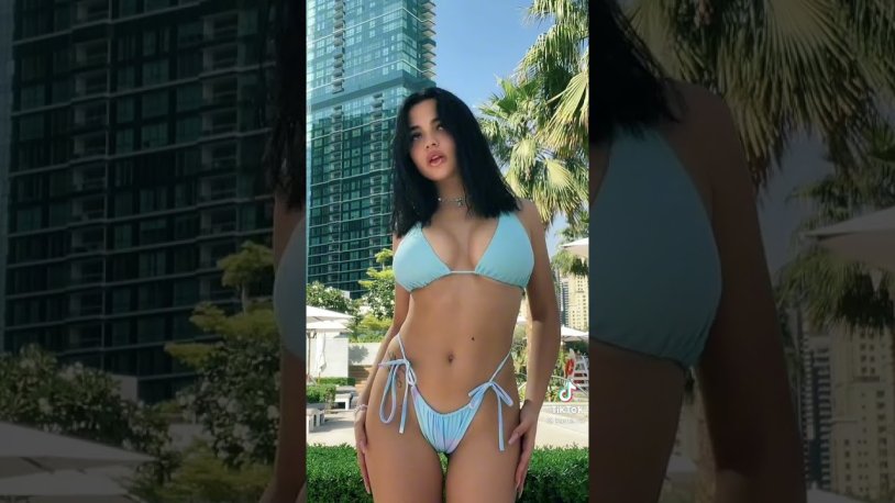 Naked Valya Carnival in the pool