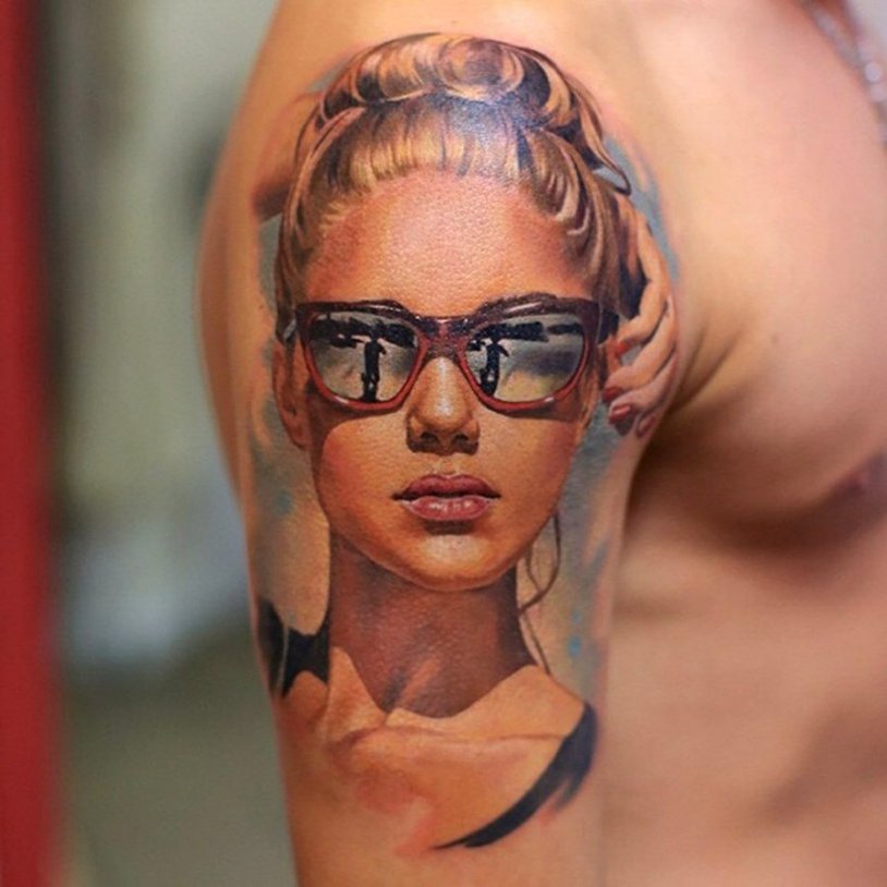 Portrait tattoo