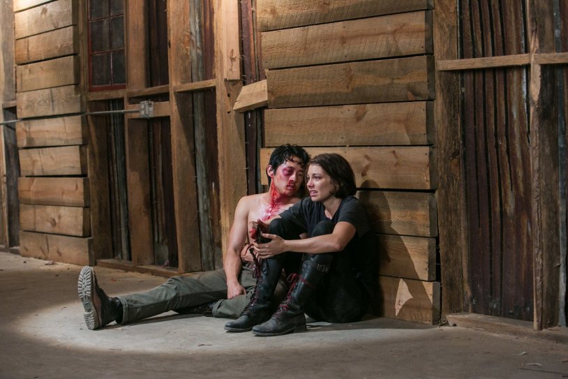 Walking dead Maggie and Glen