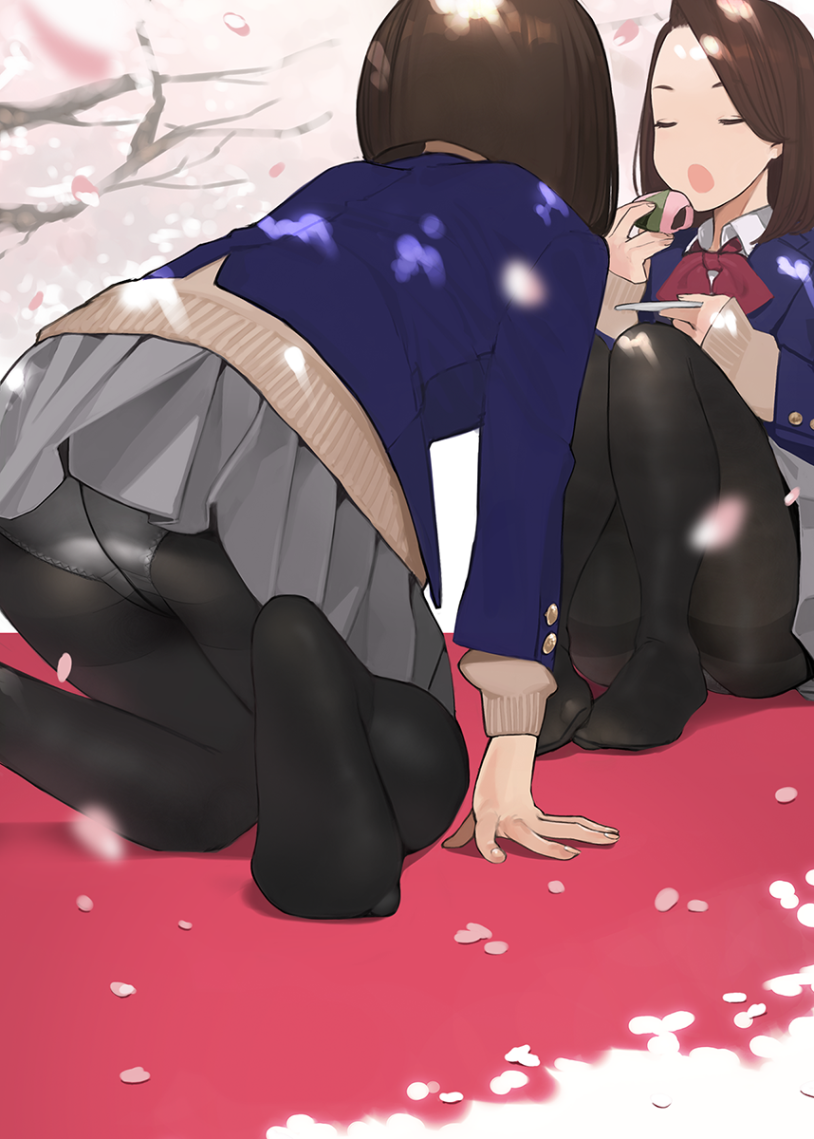 Contemplating tights Ren Aikawa