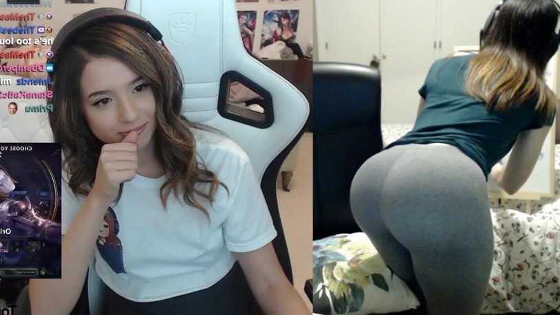 Pokimane Streamer in a swimsuit
