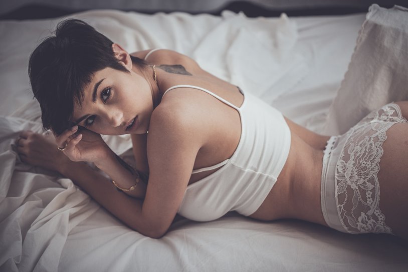 Georgia Soleri in underwear