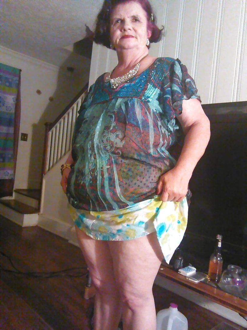 Fat women in white underpants