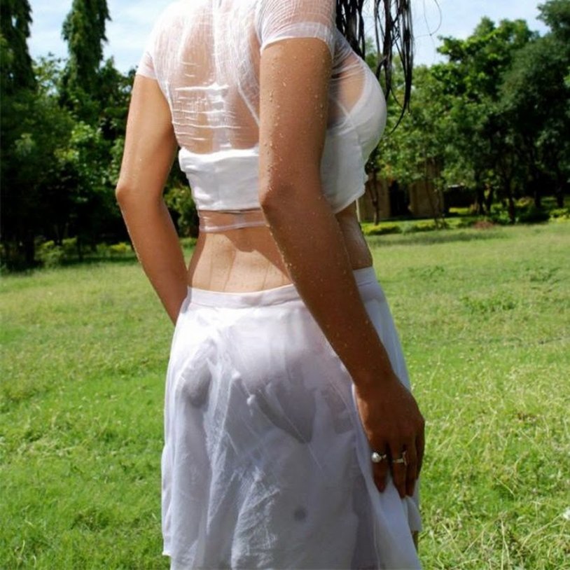 Wet White Dress