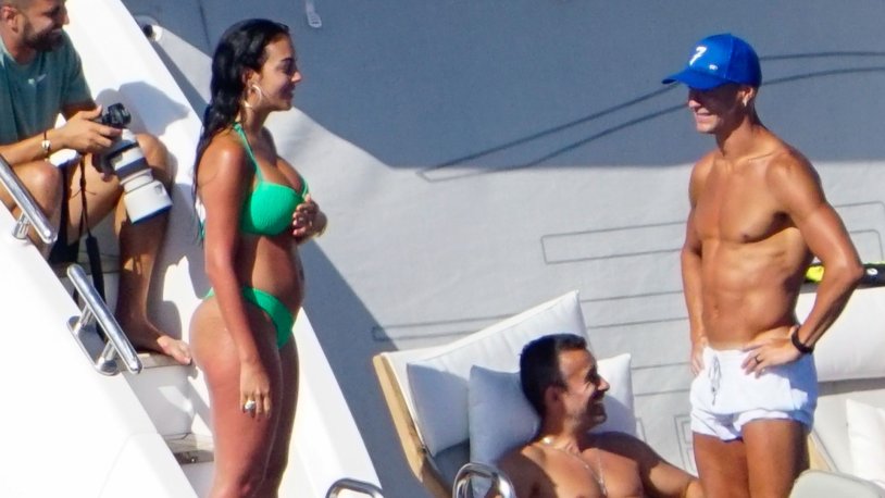Cristiano Ronaldo and Georgina Rodriguez on Ibiza