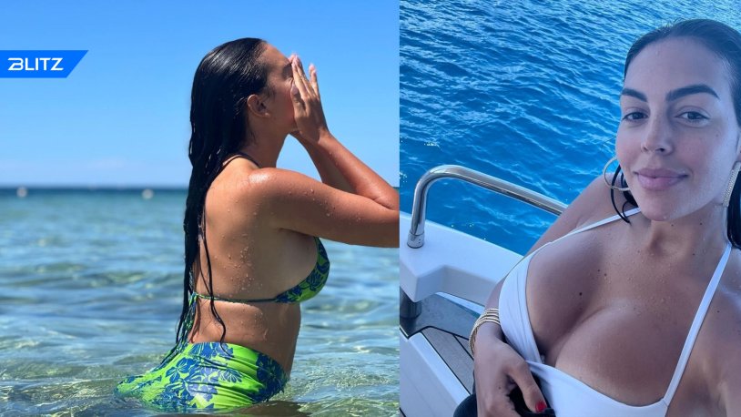 Georgina Rodriguez in a swimsuit