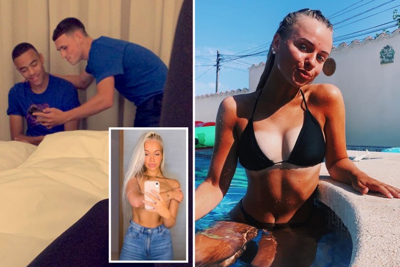 Rebecca Cook and Phil Foden