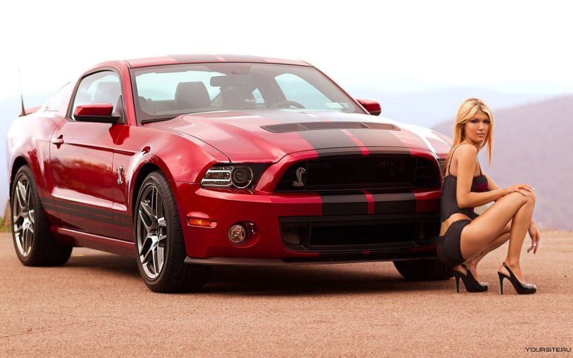 Ford Mustang 2005 and girls