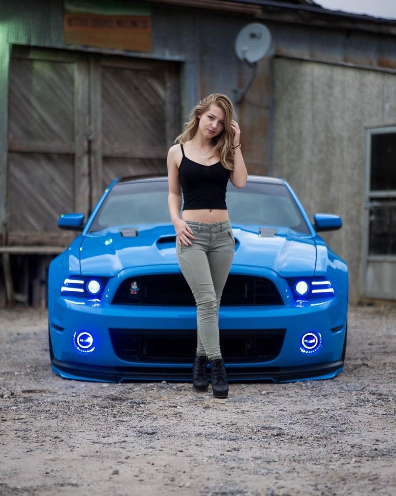 Ford Mustang GT 500 Girl