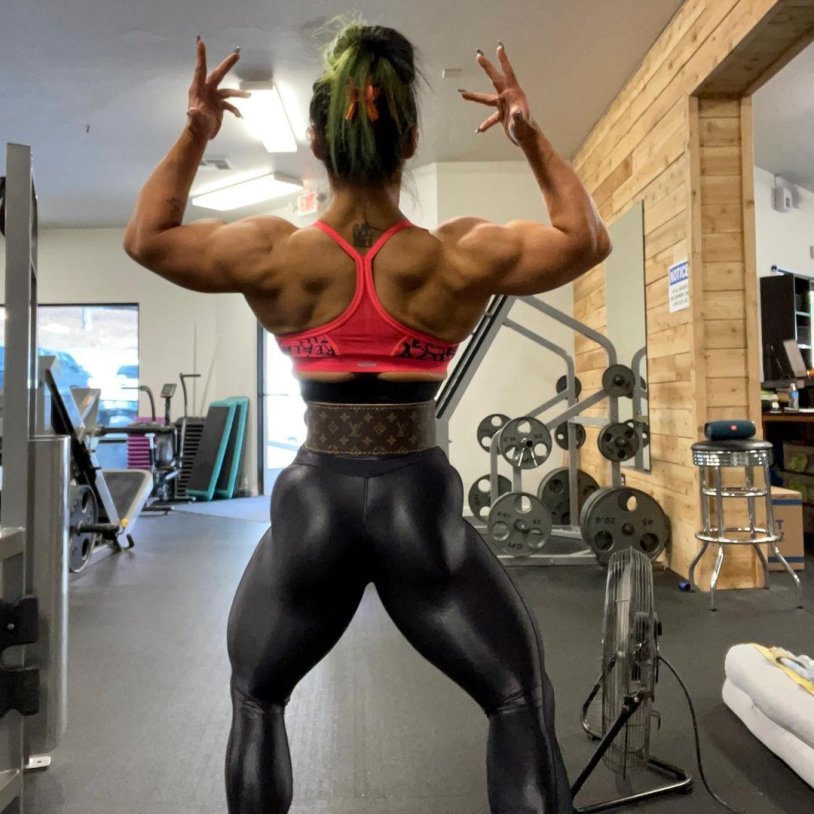Bodybuilder woman