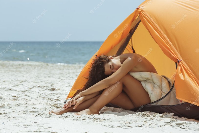 Fell asleep naked in the tent