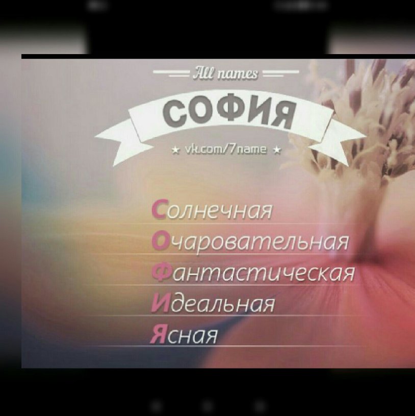 The name Sofia
