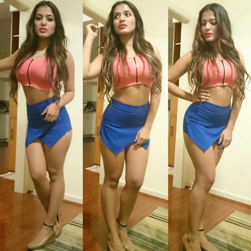Ketika Sharma in a dress