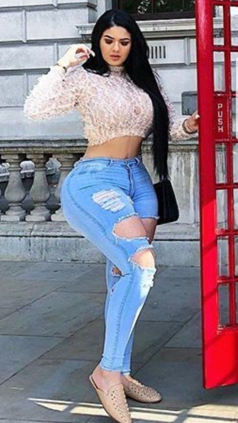 Victoria Kai in jeans