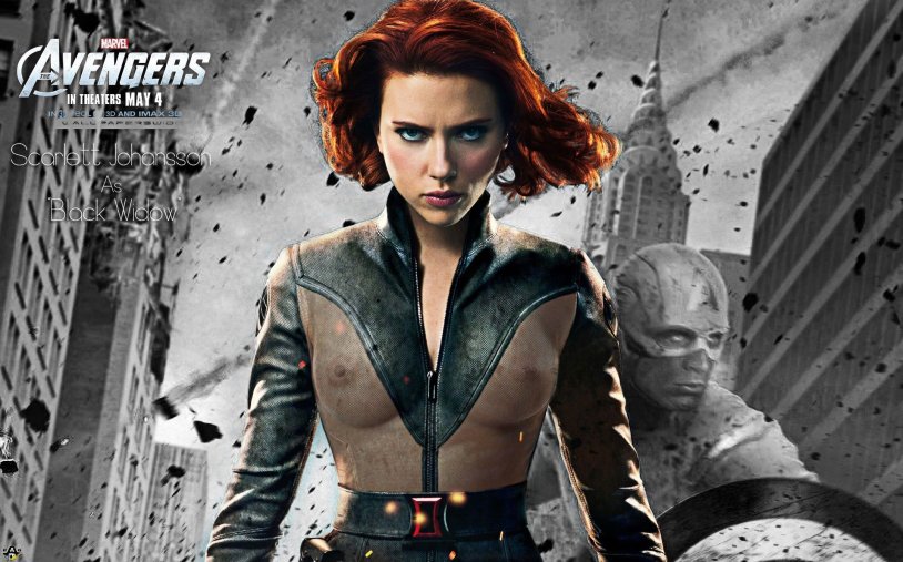 Scarlett Johansson Black Widow Naked