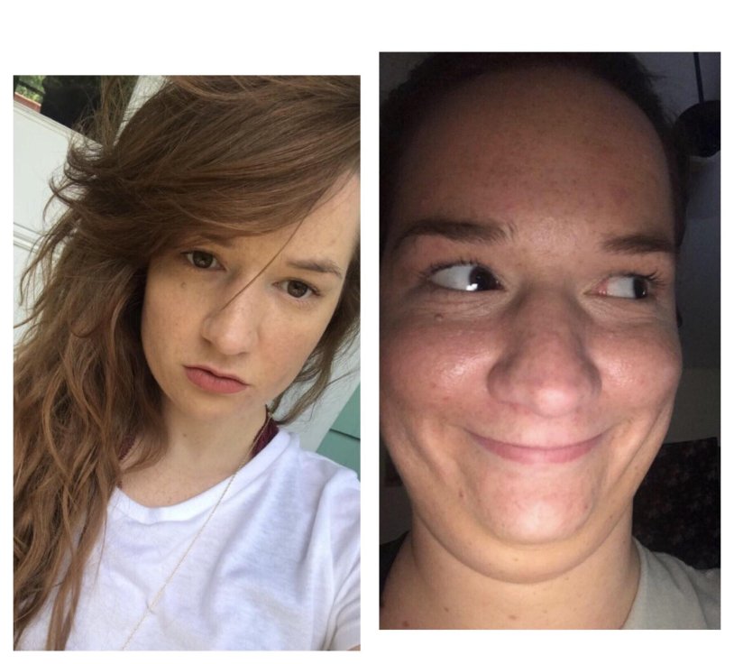 Selfie of ugly girls