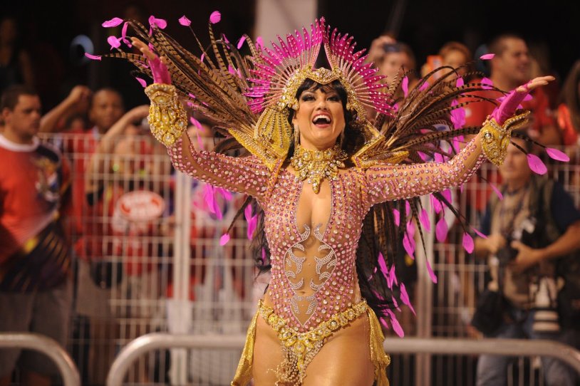 Ellen Rocche from the carnival in Rio