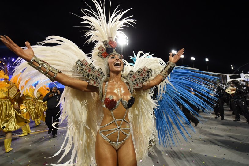 Carnival Brazil of the girl