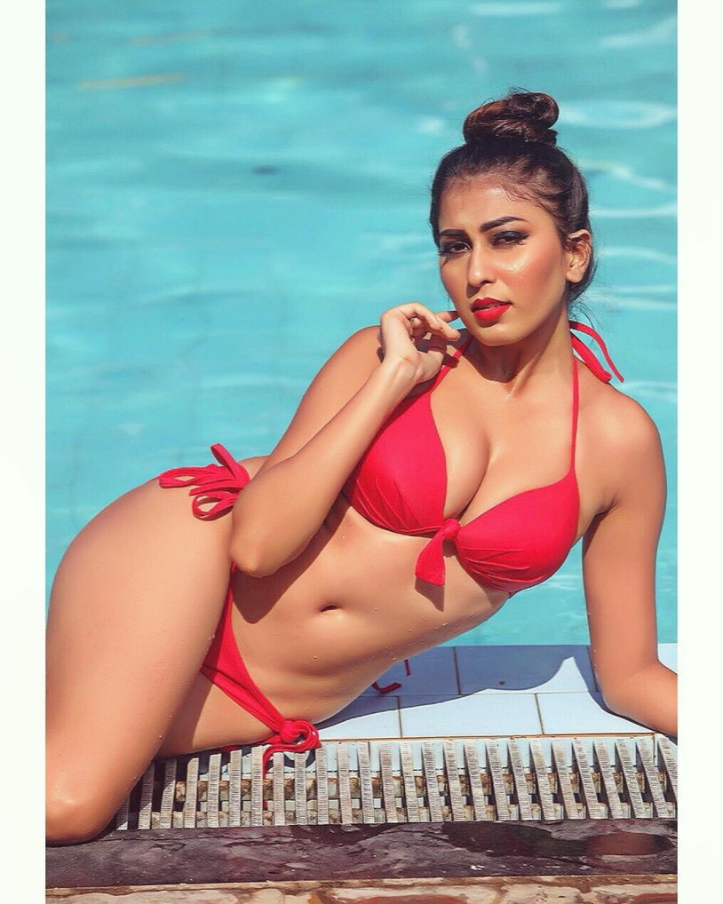Driana Sharma in a swimsuit