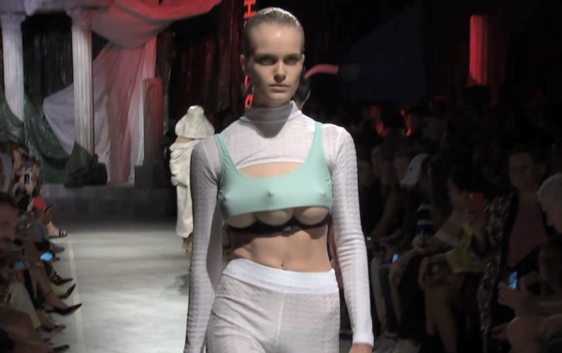 Models with Three Boobs Storm the Runway in Milan