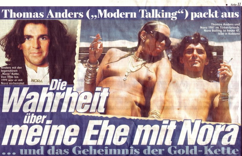 Thomas Anders and Nora Balling Naked