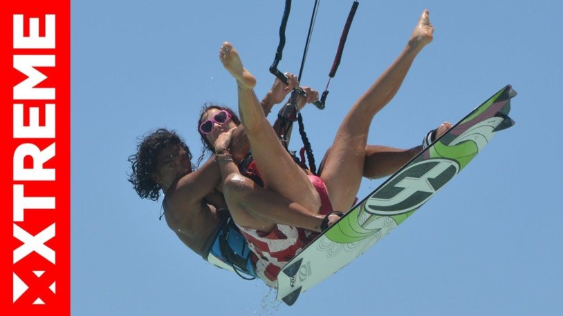 Richard Branson Kite Naked