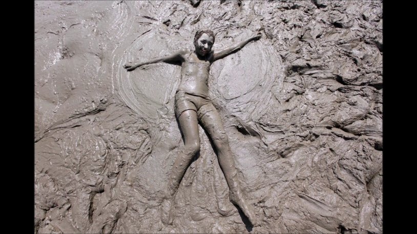 Angel in the mud