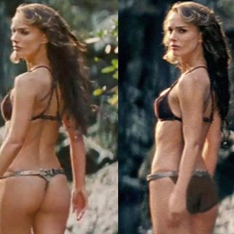Natalie Portman in underwear