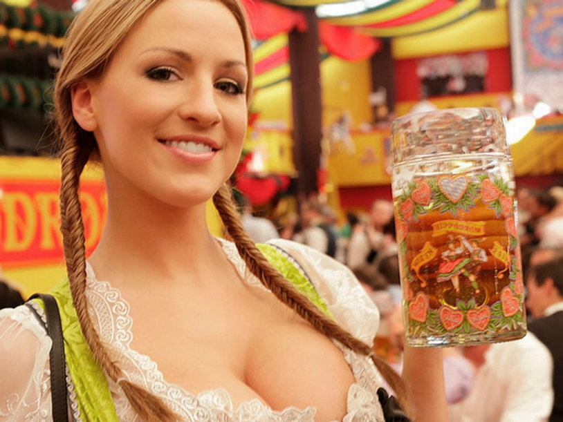 Jordan Carver on Oktoberfest
