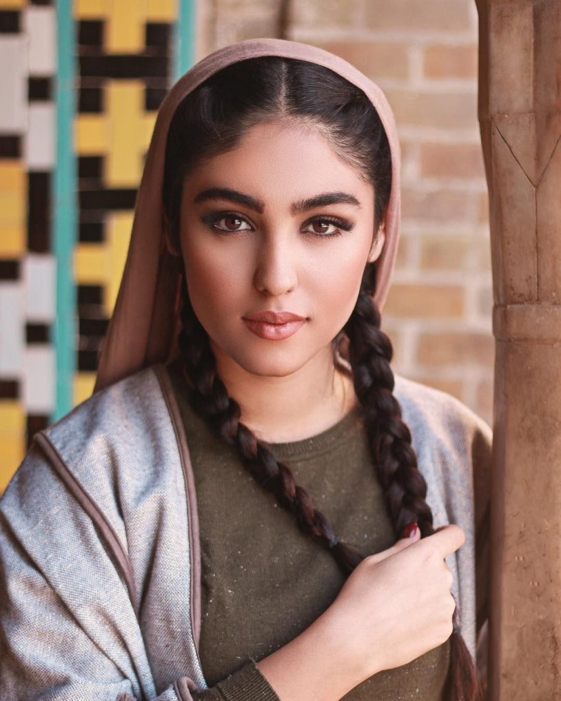 Iranian actress Shaghaeg